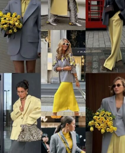 Tendencia con el color amarillo: el tono que ilumina tu estilo