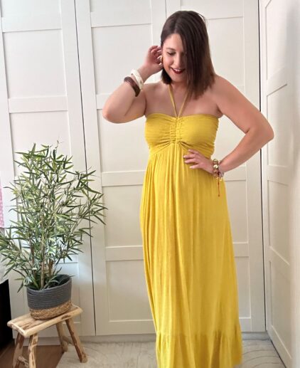Vestido Honor amarillo
