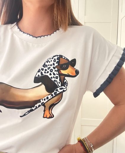 Camiseta perrito con pañuelo