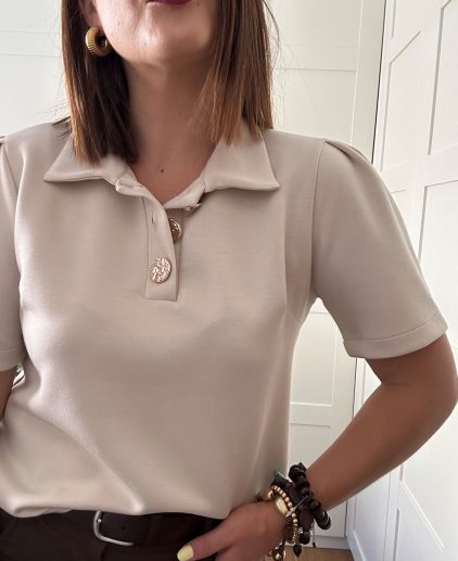 Polo lidia beige