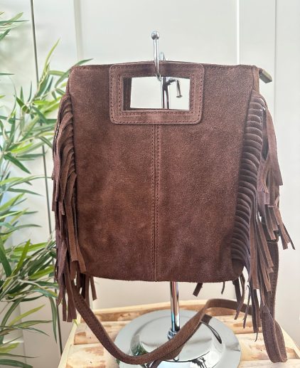 Bolso piel color marrón