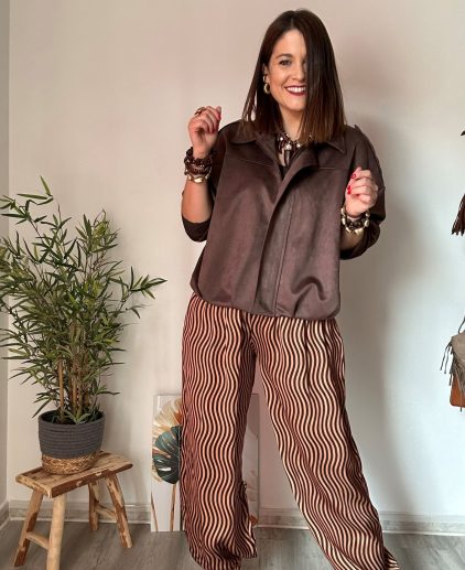 Chaqueta ante marrón