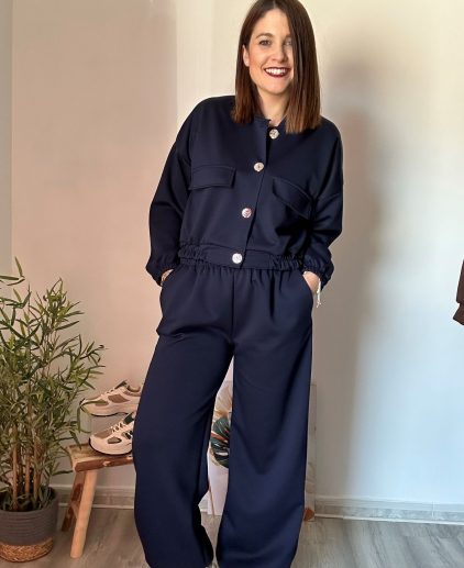Conjunto chándal azul marino
