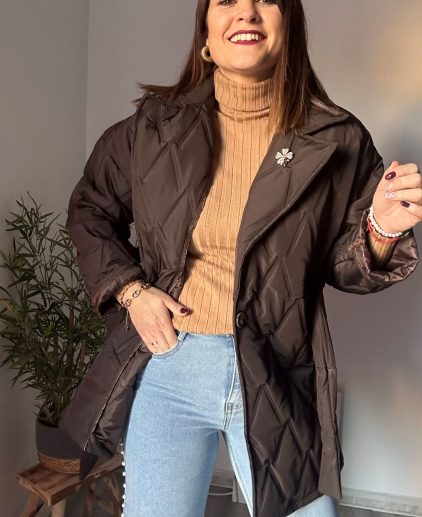 Abrigo guata marrón