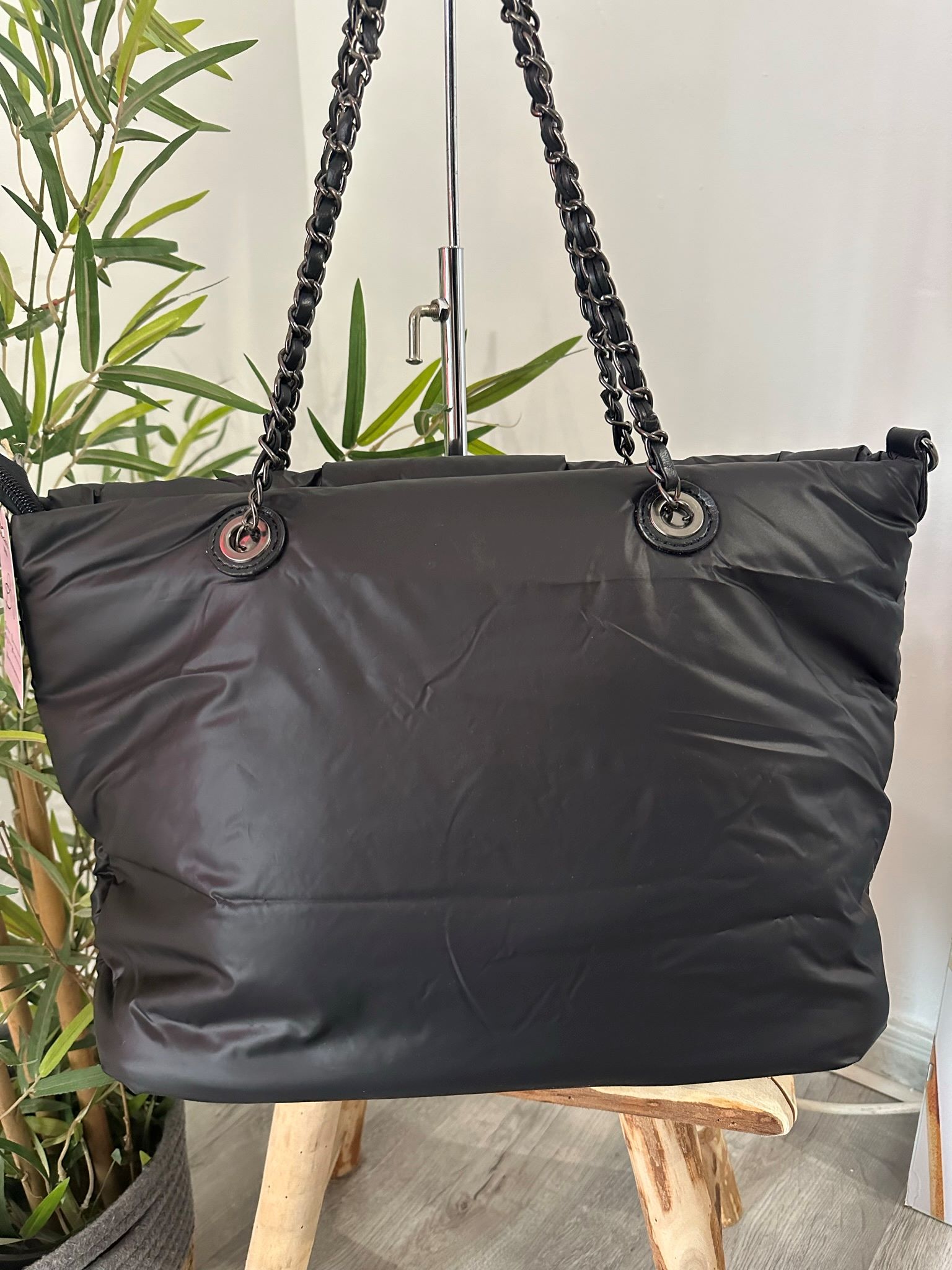 Bolso acolchado negro 3