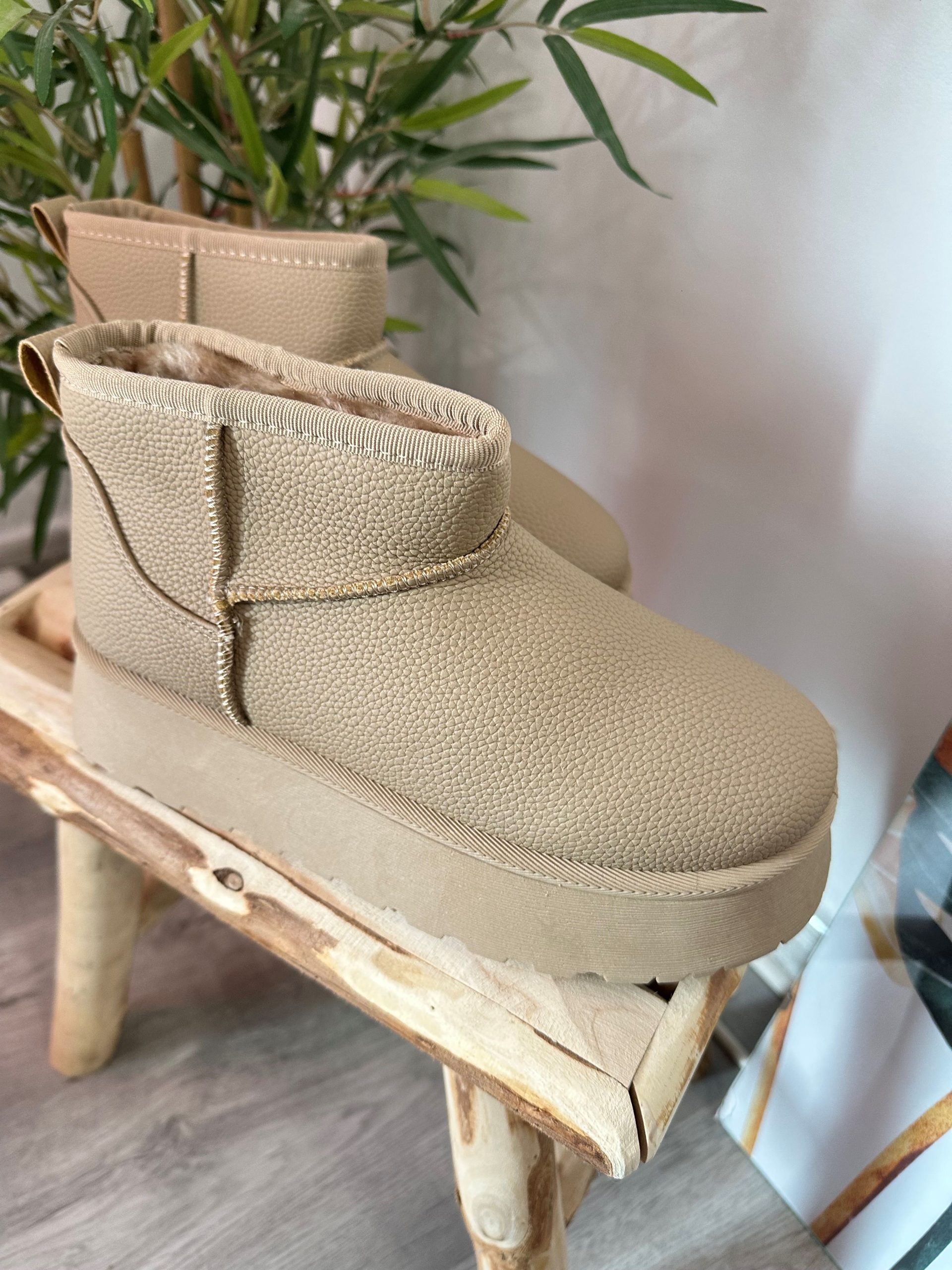 Botín australiano kaki polipiel 3