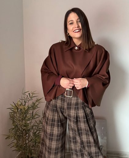 Capa/Poncho marrón