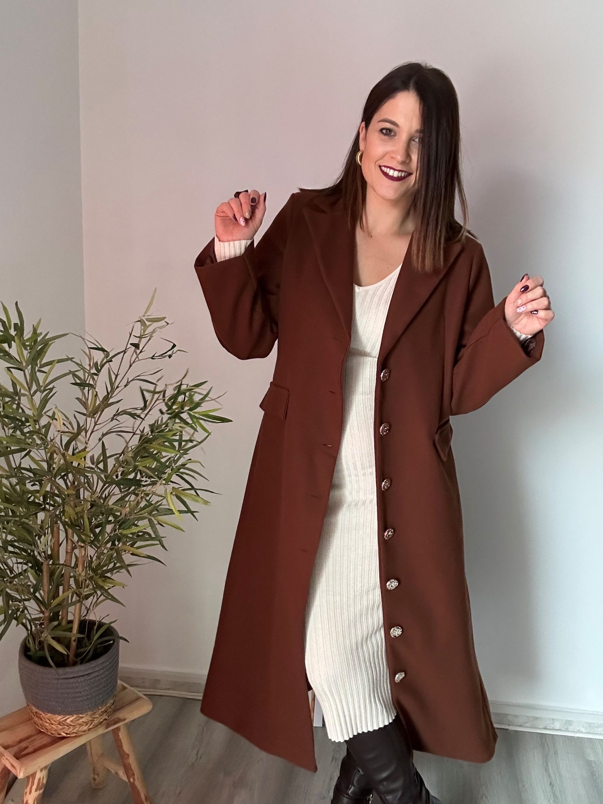 Abrigo paño largo 2