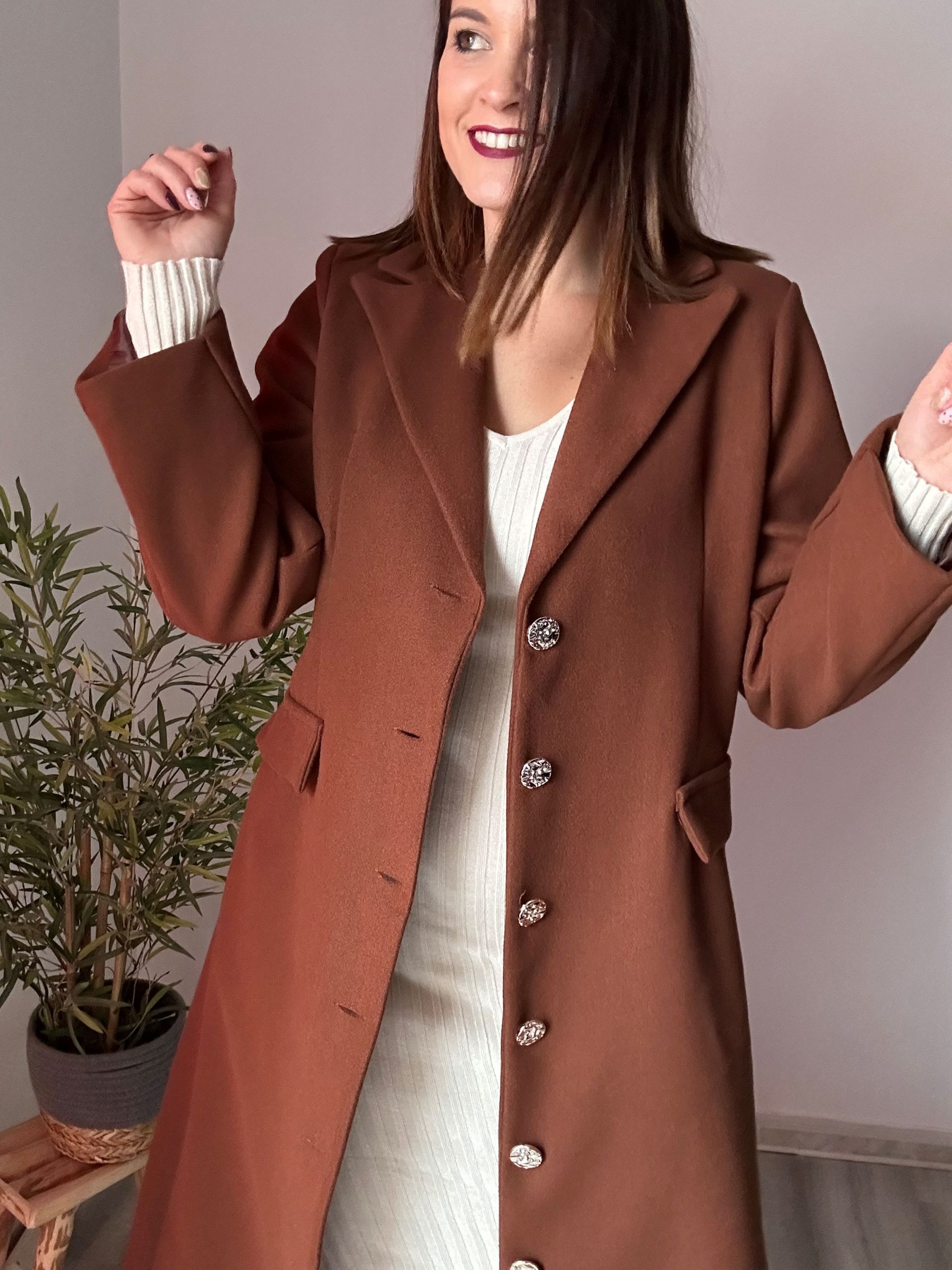 Abrigo paño largo 3