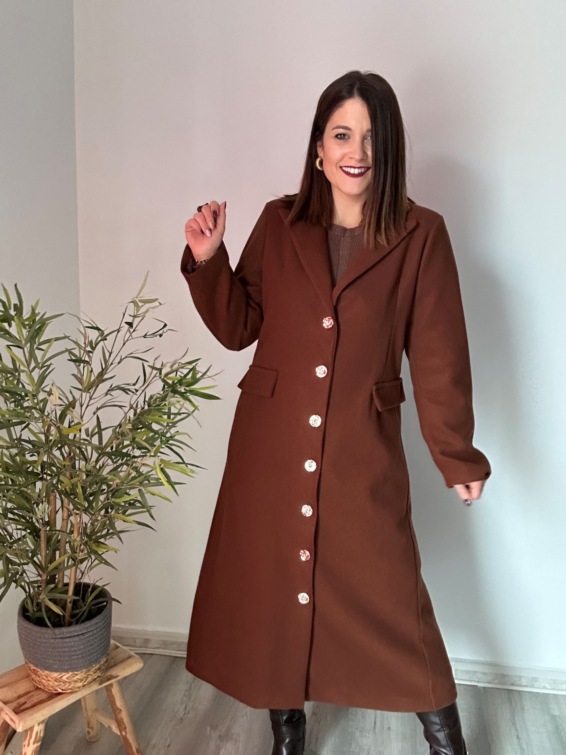 Abrigo paño largo 6