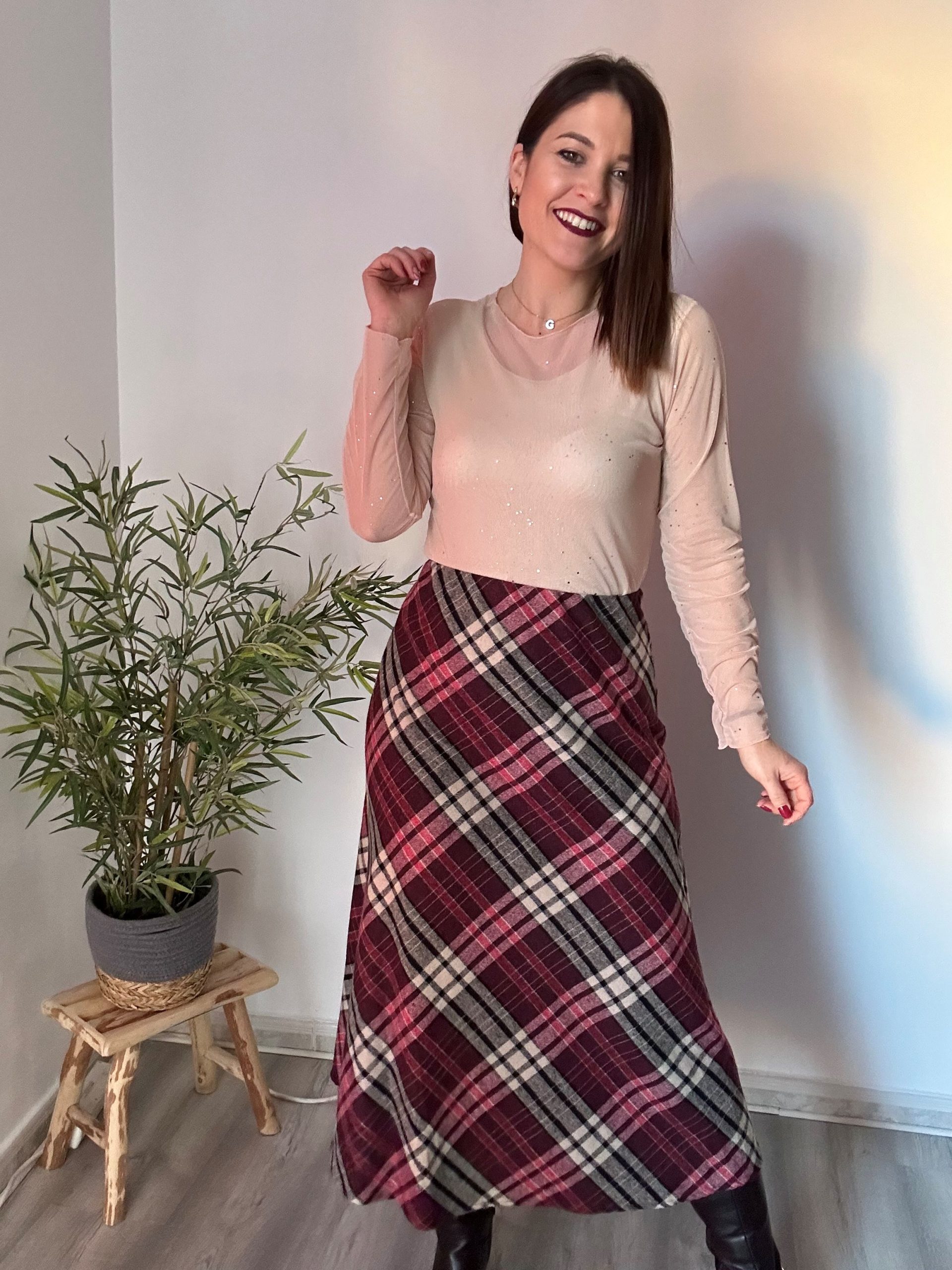 Camiseta tul beige 2