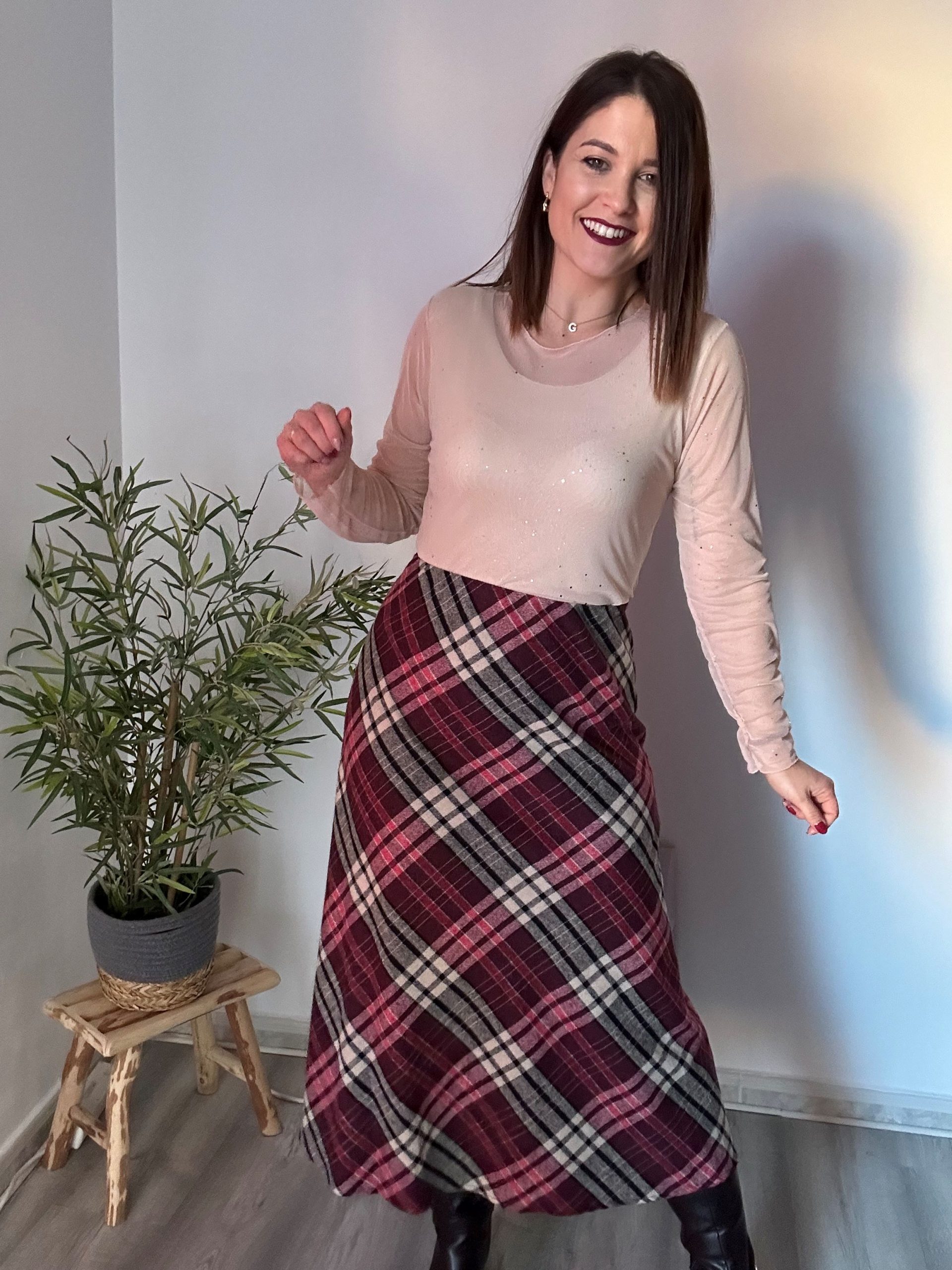 Camiseta tul beige 4