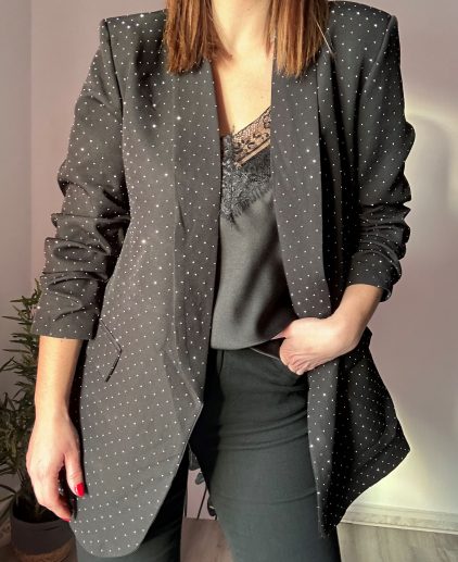 Blazer brilli negra