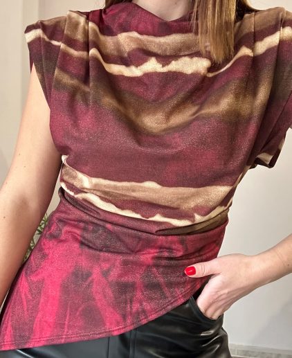 Blusa asimétrica brilli