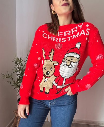 Jersey Merry Christmas Mujer