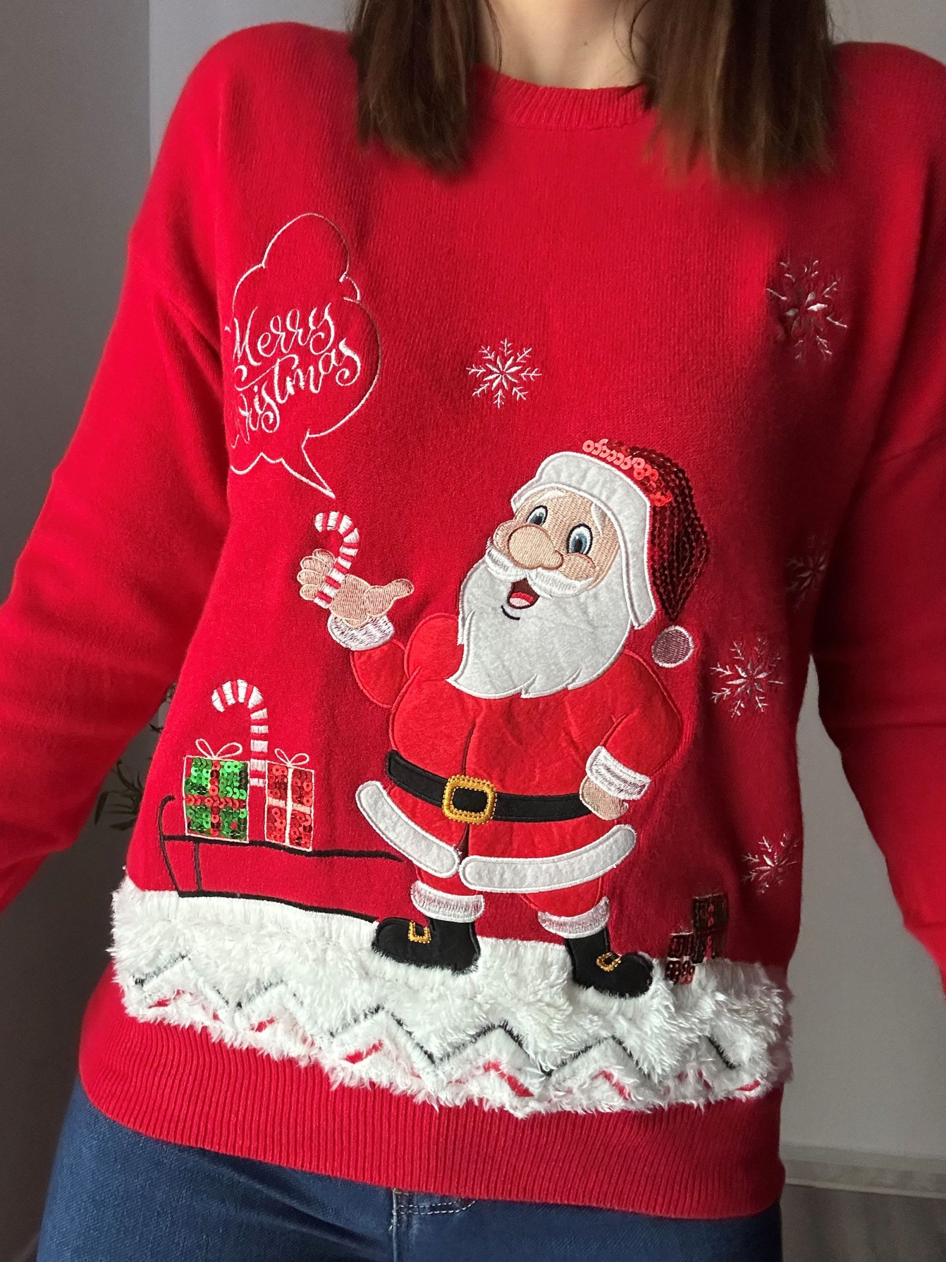 Jersey Papá Noel lentejuelas 2