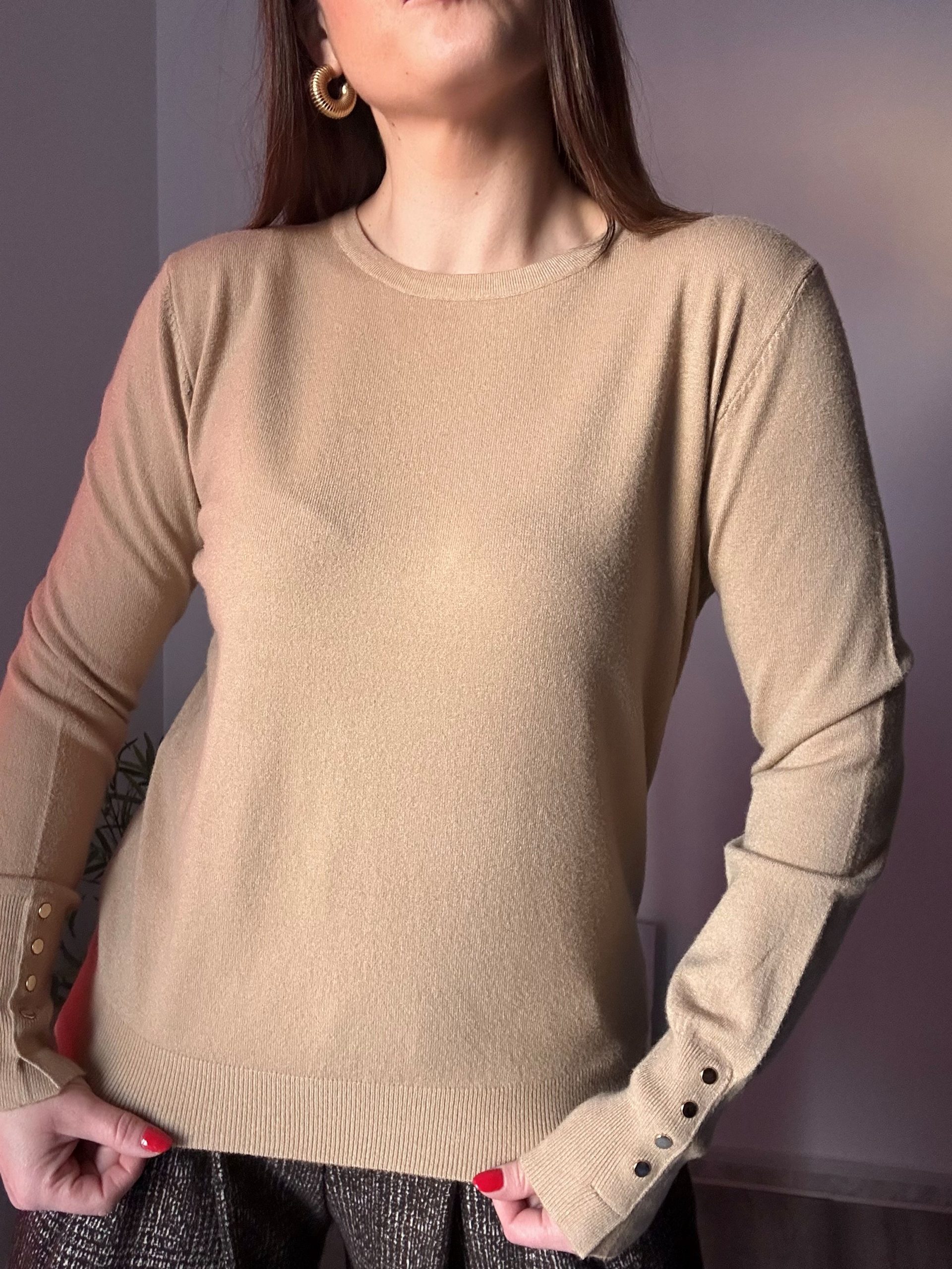 Jersey básico camel 1