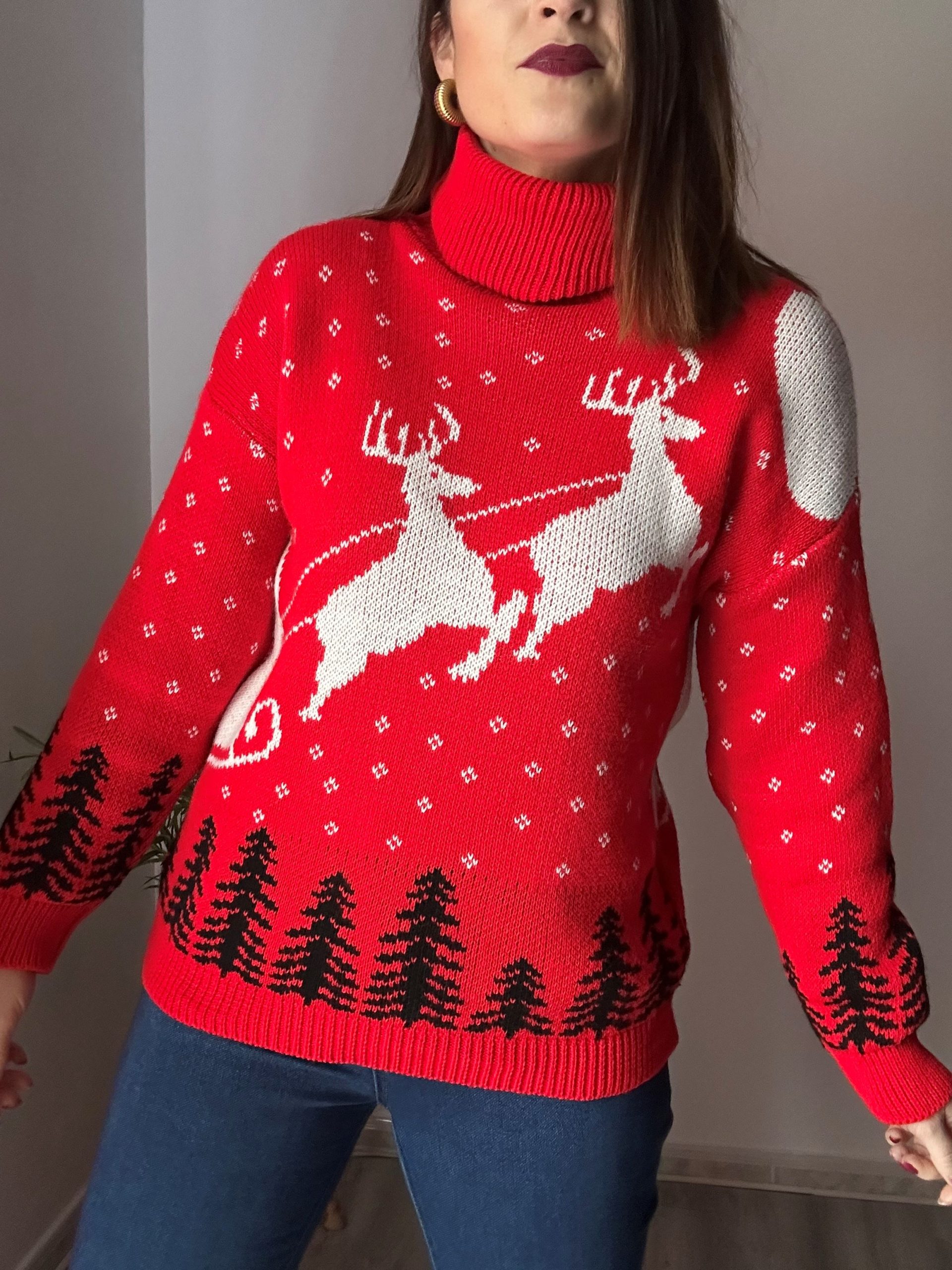 Jersey navideño cuello alto 3