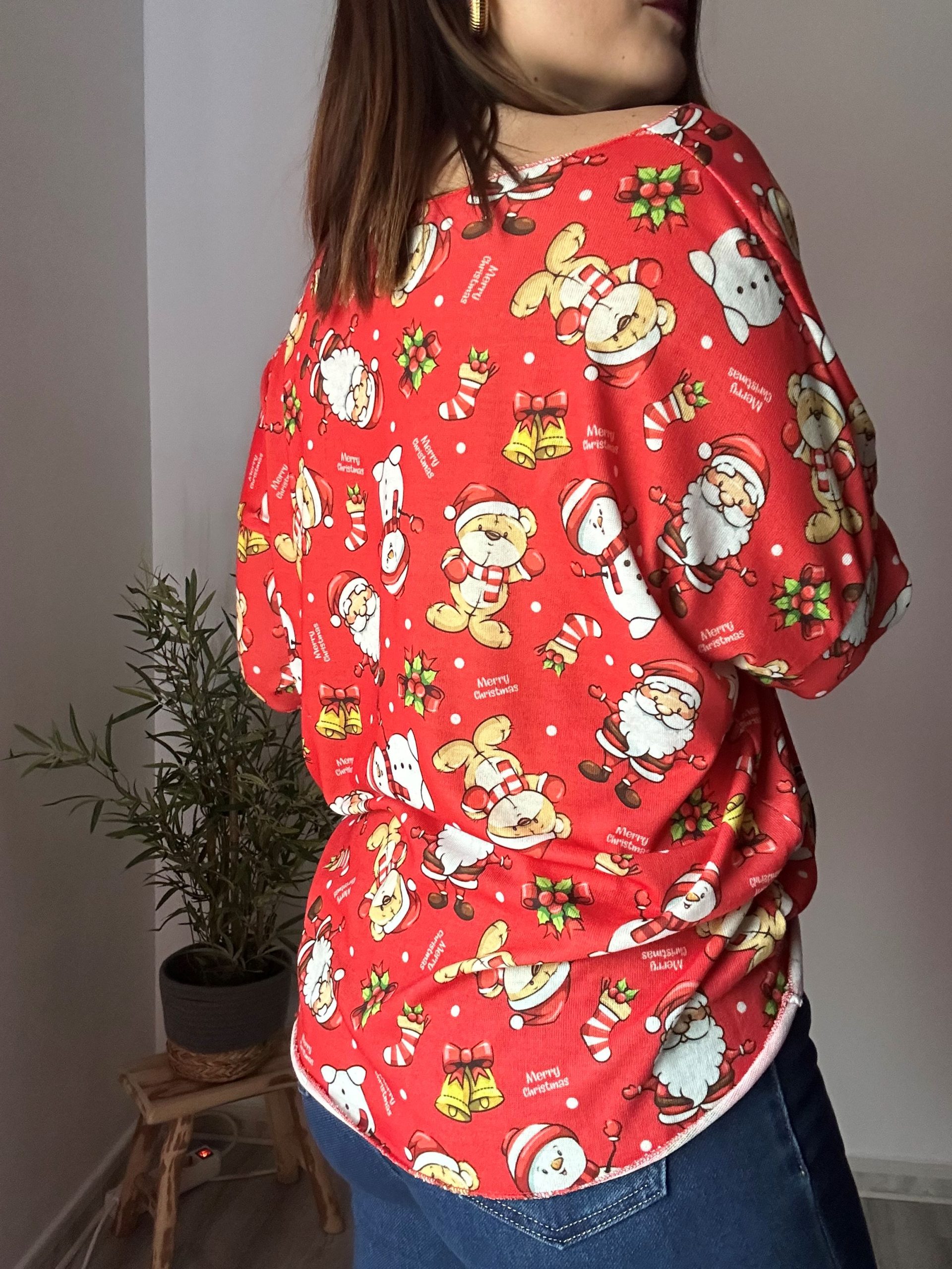 Jersey navideño talla amplia 1