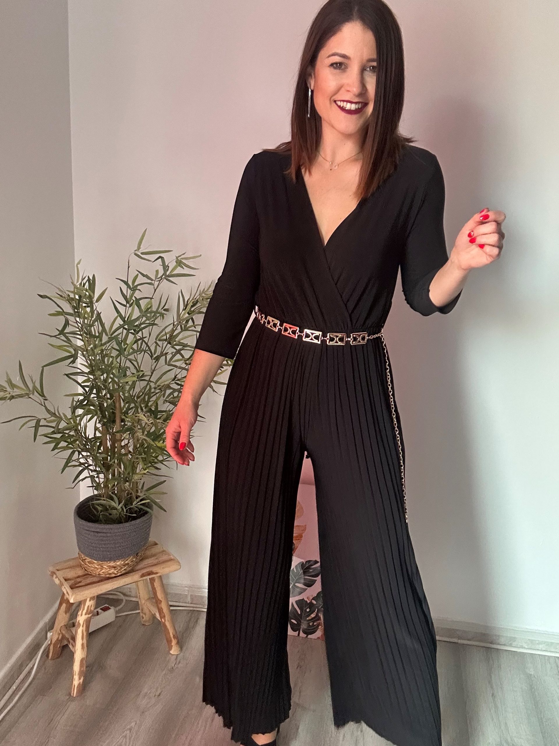 Mono plisado negro 2