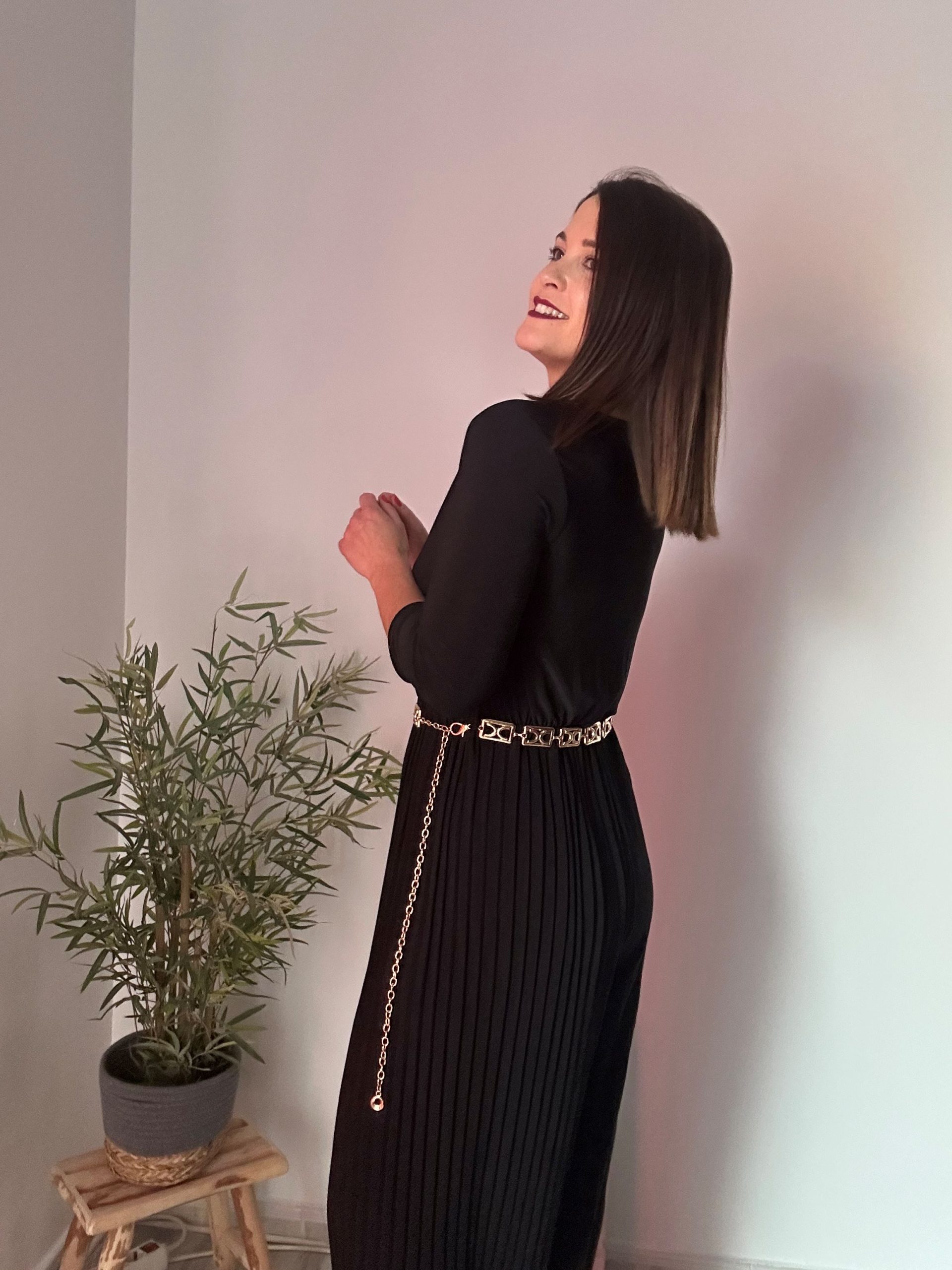 Mono plisado negro 4