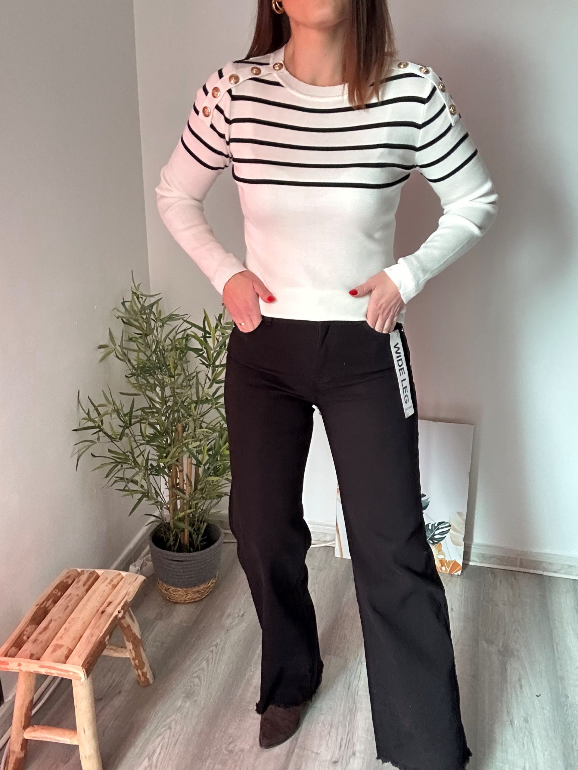 vaquero wide leg negro 2