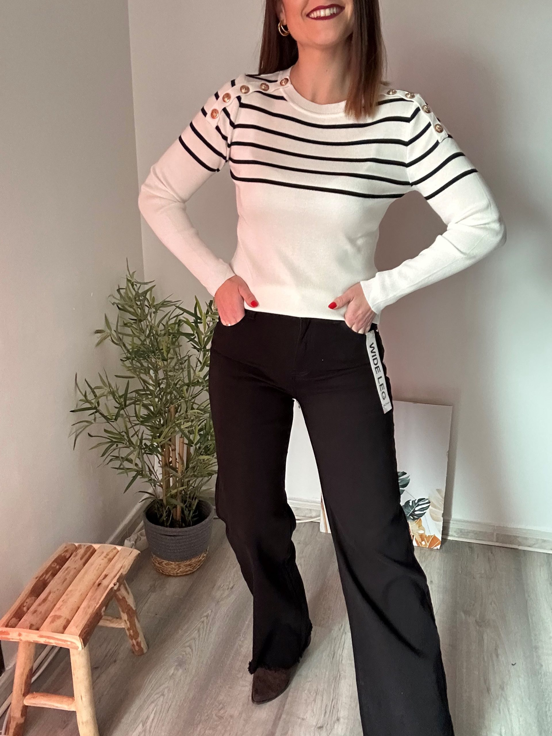 vaquero wide leg negro 4