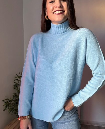 Jersey chimenea celeste