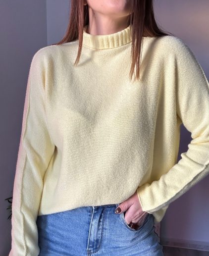 Jersey chimenea mantequilla