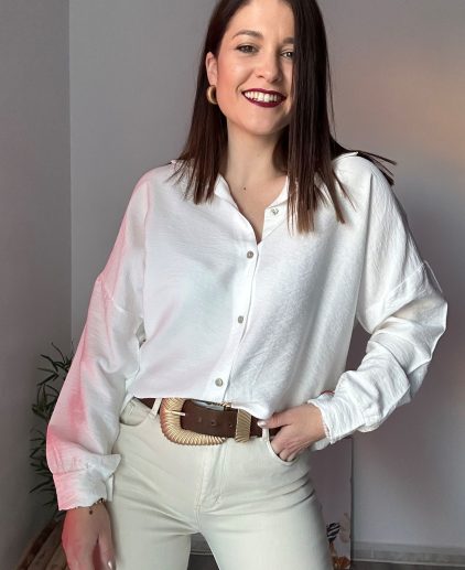 Camisa básica blanca