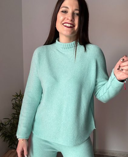 Conjunto chimenea verde