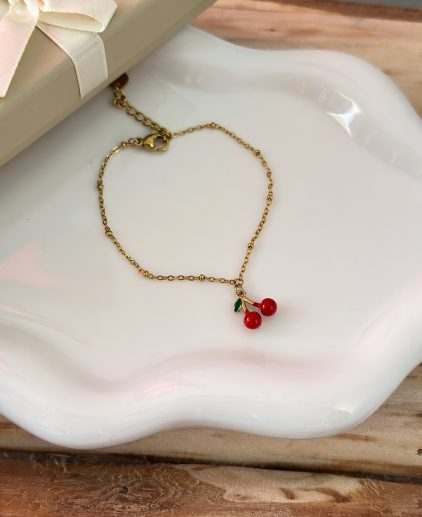 Pulsera cerezas