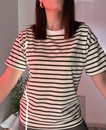 Camiseta rayas verdes