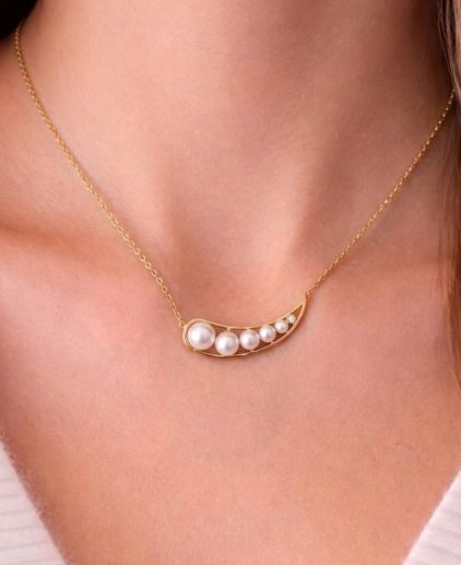 Colgante lágrima perlas