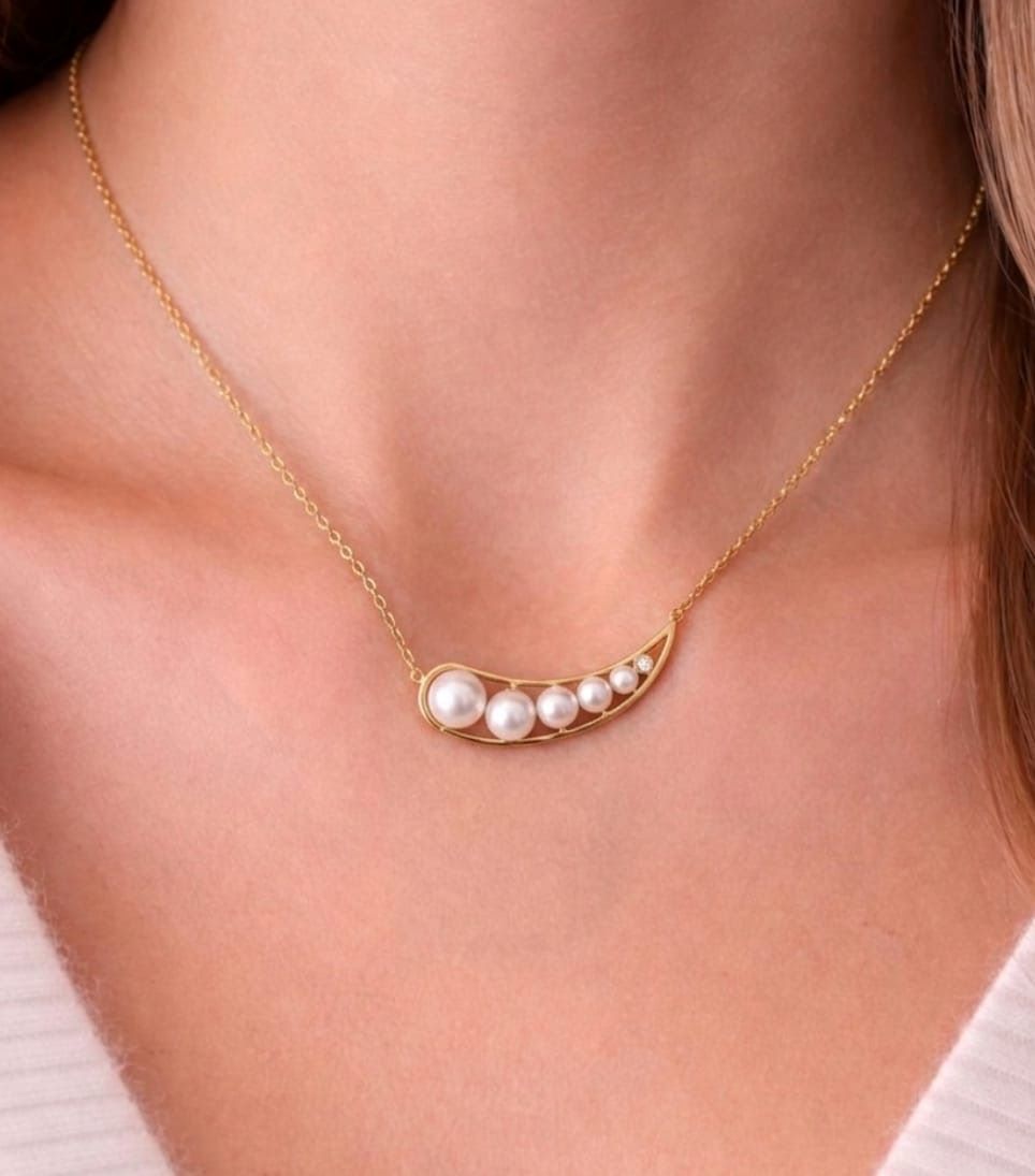 Colgante lágrima perlas 1