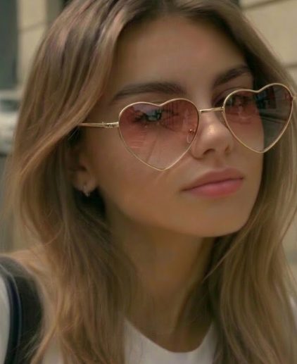 Gafas de sol forma de corazón