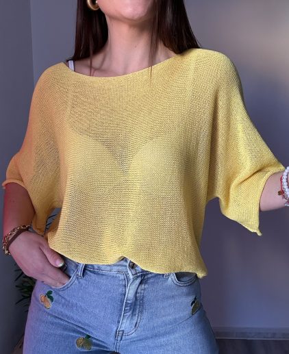 Suéter hilo amarillo
