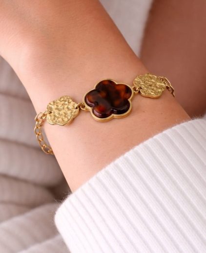 Pulsera dorada marga