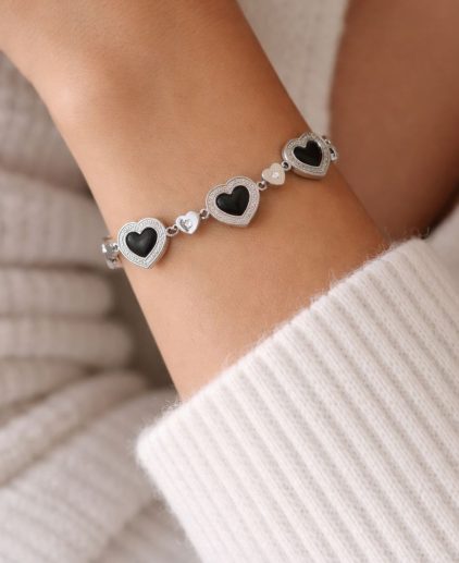 Pulsera tres corazones