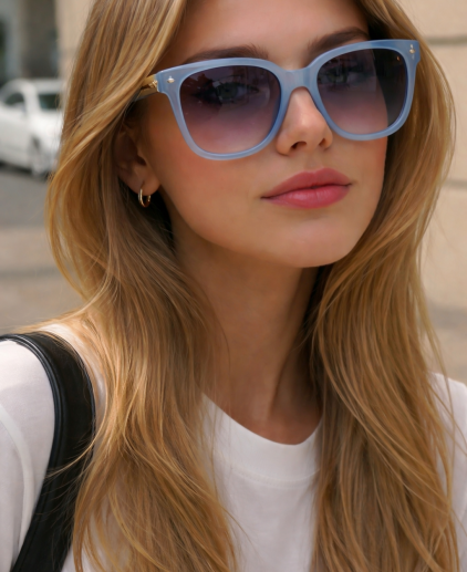 Gafas de sol montura azul