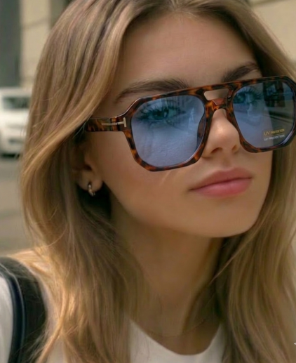 Gafas de sol carey azul