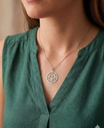 Colgante corazón Mamá