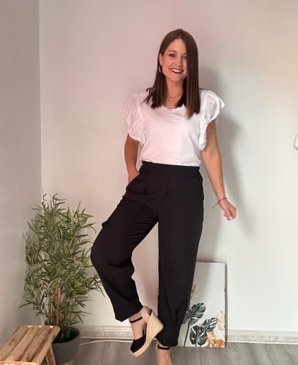 Pantalón cargo negro