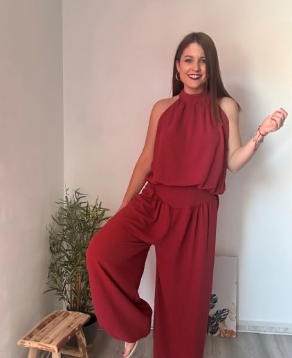 Conjunto halter teja