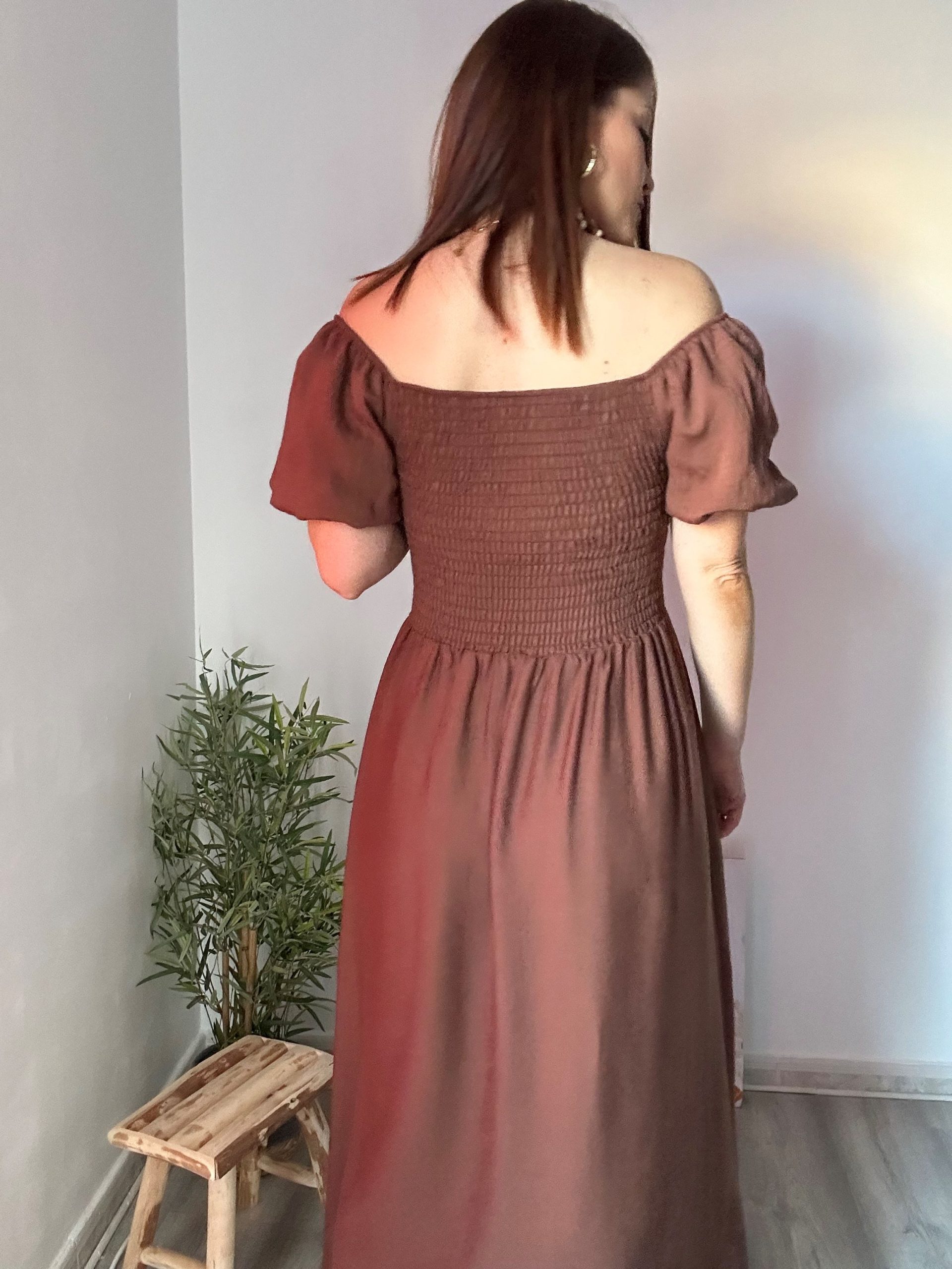 vestido marrón 2