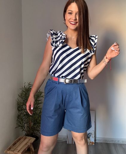 Bermudas denim claras