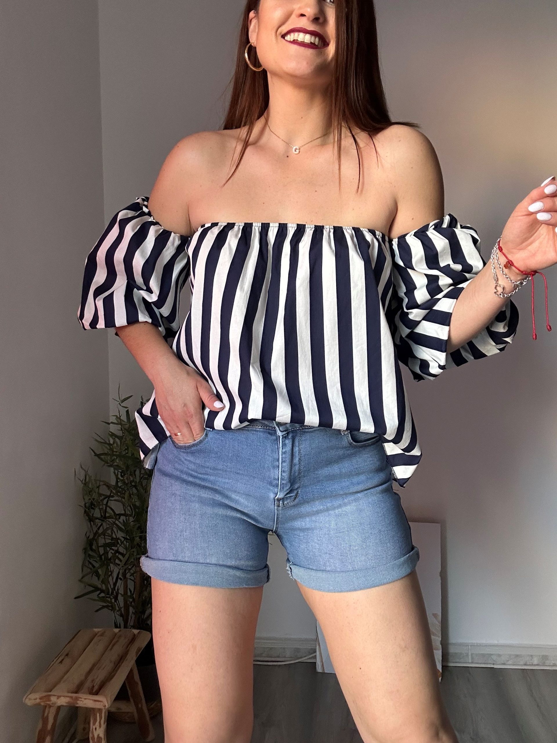 Blusa palbra de honor rayas 1