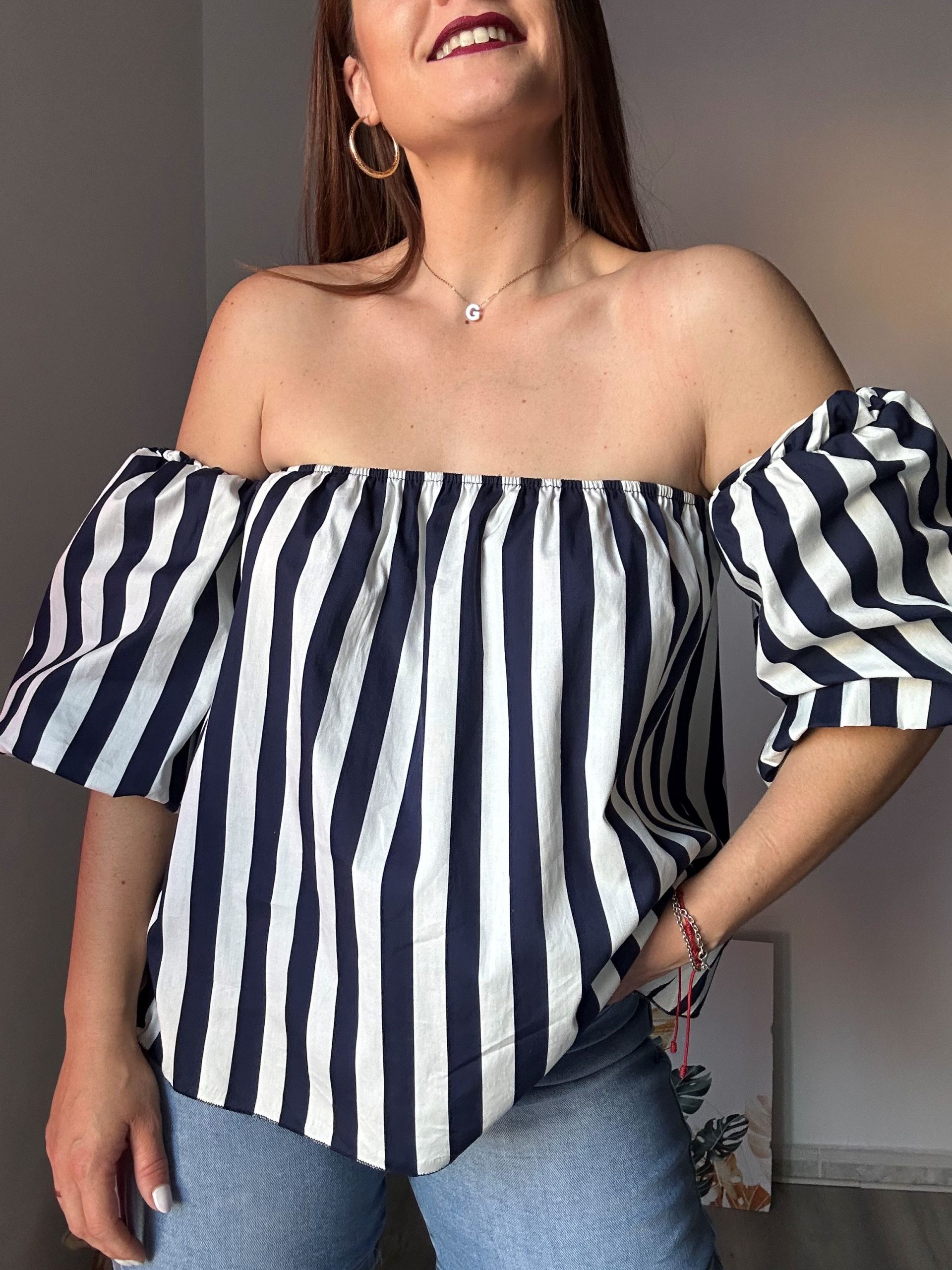 Blusa palbra de honor rayas 2