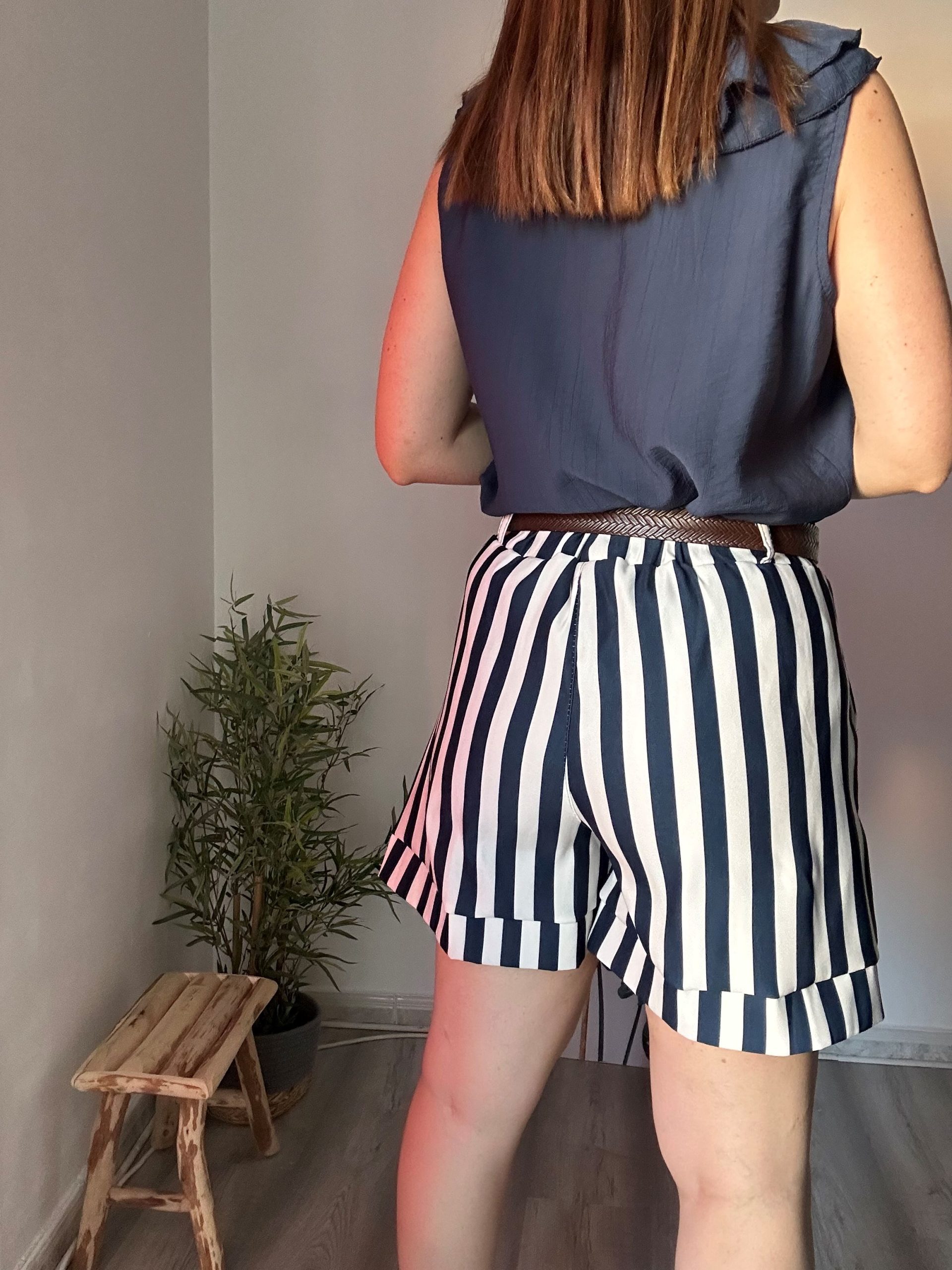 Blusa rosalia azul marino 2