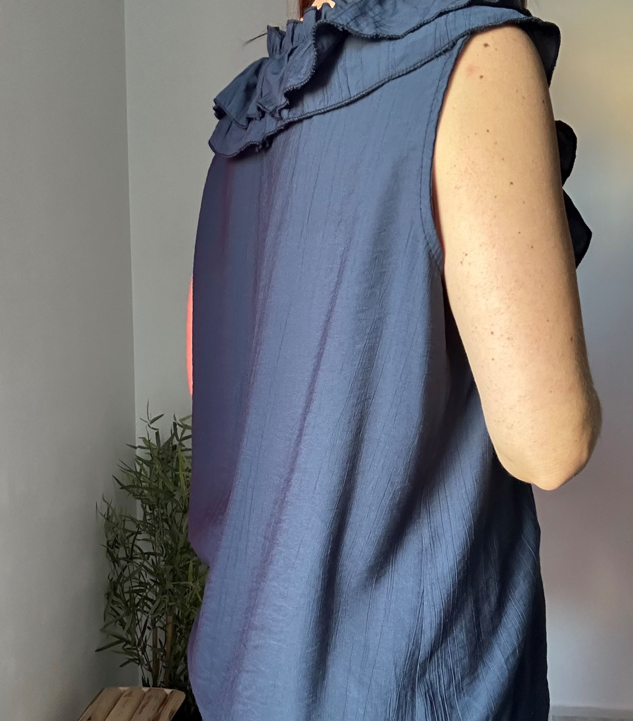 Blusa rosalia azul marino 5